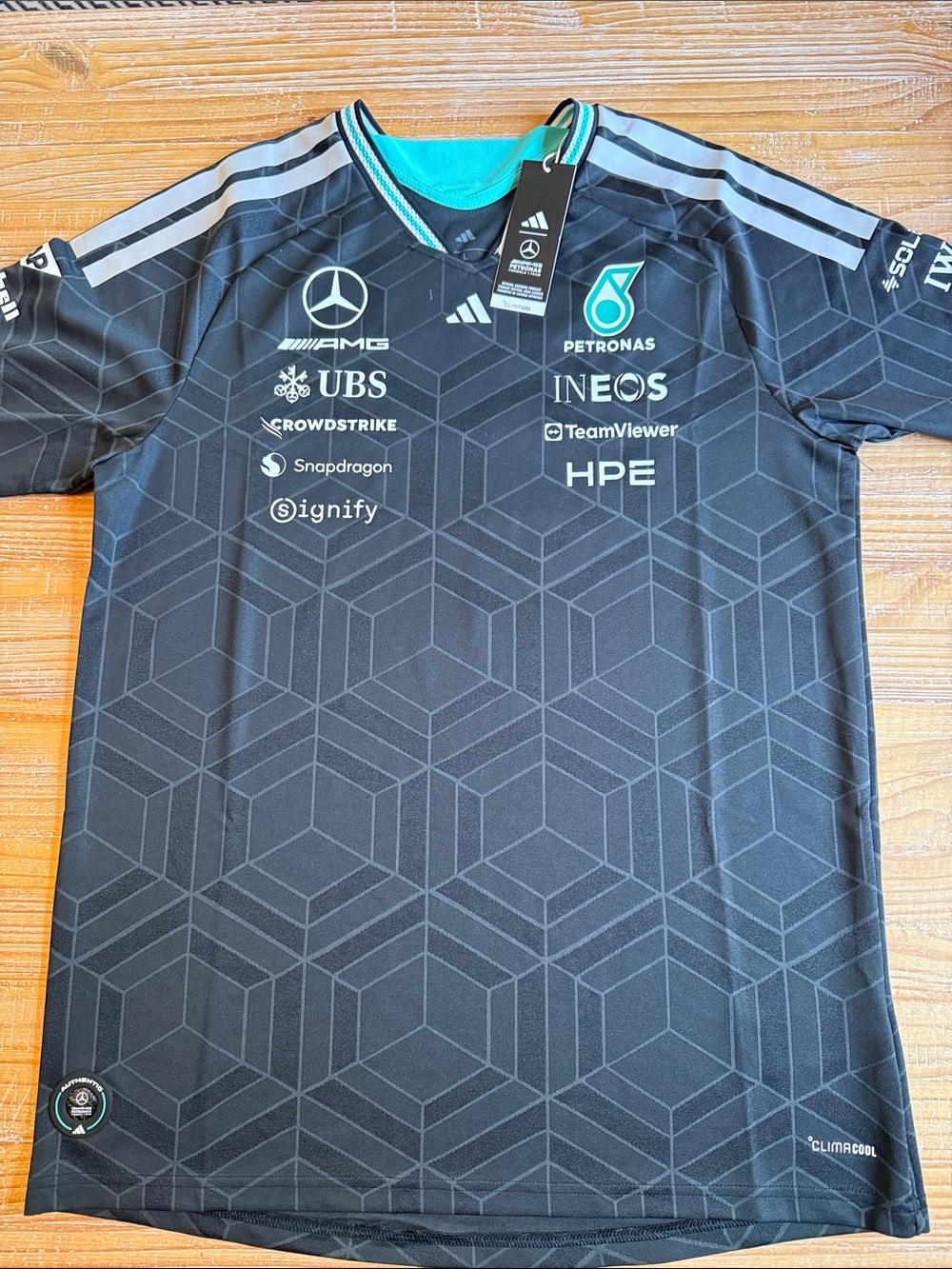 F1 Mercedes Driver Authentic Jersey Petronas